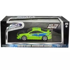 1/43 Mitsubishi Eclipse 1995 Lime Green Fast & Furious Diecast Item Specifics:
