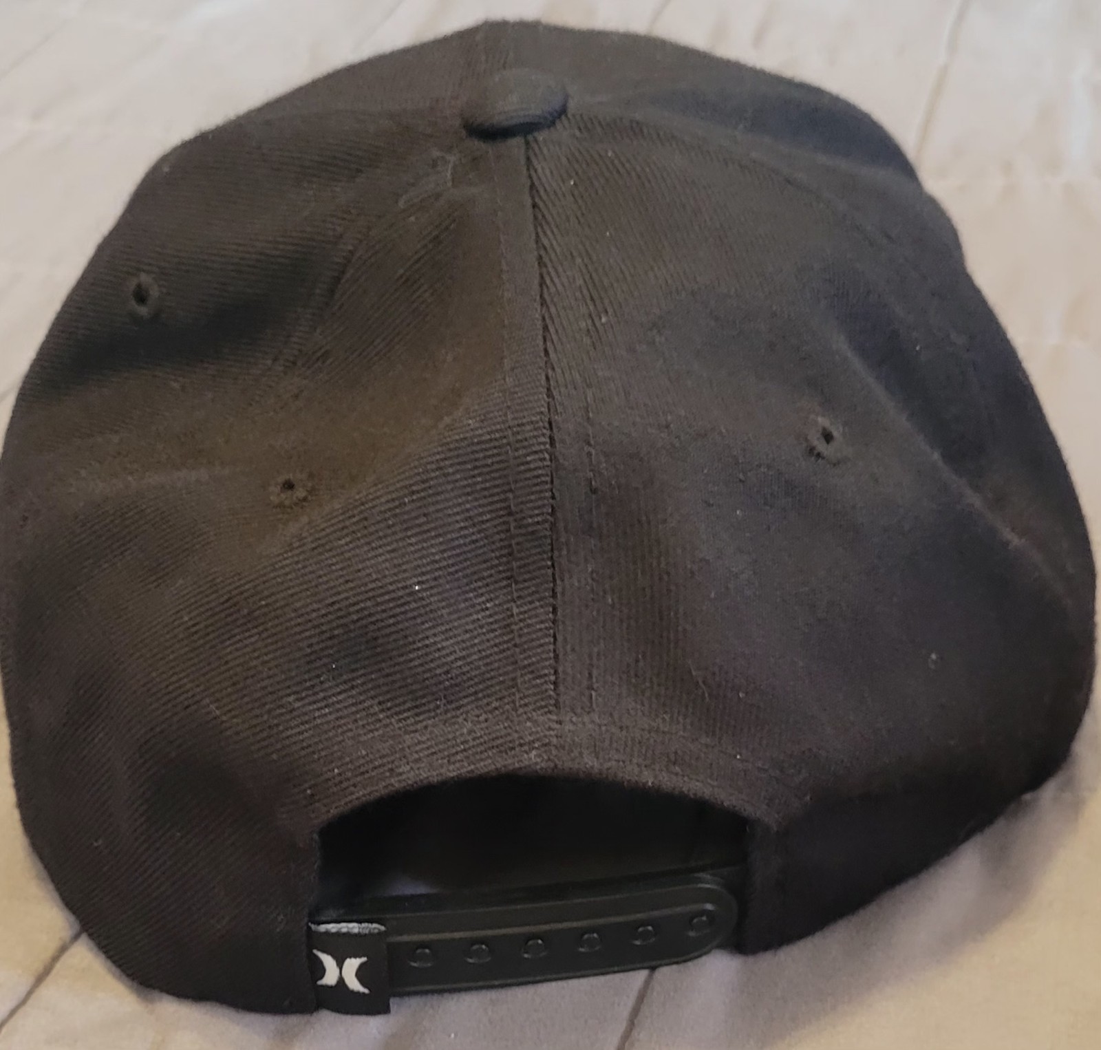 Hurley Hat Cap Snap Back Black Gray Patch Mens Wo… - image 3