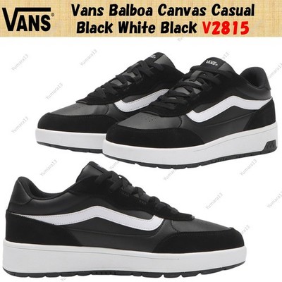 Vans Balboa Canvas Casual Schwarz Weiß Schwarz V2815 Herren Gr.