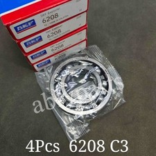 4Pcs DEEP GROOVE BALL BEARING FOR SKF 6208 C3 40x80x18 mm