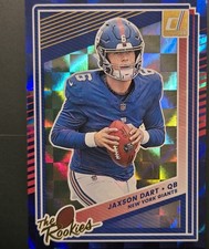 Jaxson Dart 2025 Donruss The Rookies card #2 New York Giants rookie