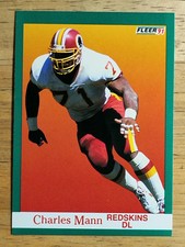1991 Fleer #389 Charles Mann