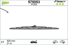 Wischblatt Scheibenwischer FIRST VALEO 575553 für AUDI BMW 200 Z3 X83 PASSAT C4