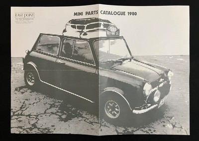 Mini Cooper Katalog Teile sehr seltene japanische East Point Preisliste von 1980.