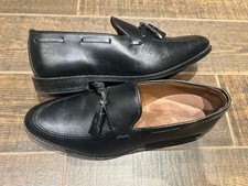 Allen Edmonds "GRAYSON" Men's Leather Tassel Loafers 11.5 D Black USA 400 