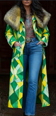 Fashionable And Simple Women's Coat, Warm And Comfortable Long Coat