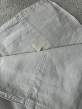 H&M 100% Linen Curtains Pale Blue - Grey