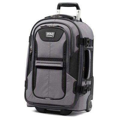 Bold Softside Expandable Carry on Rollaboard Luggage, Carry on 22-Inch, Grey/...