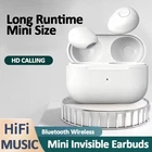 Mini Invisible Sleep Earbuds for iPhone 17/16/15/14/13/12/11 Bluetooth Earphones