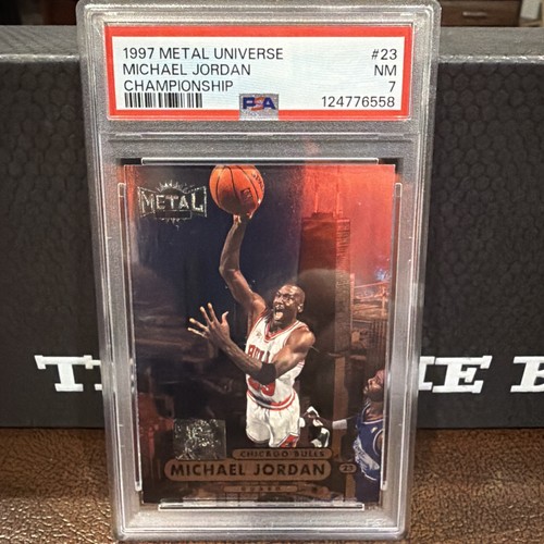 1997-98 Metal Universe Michael Jordan #23 PSA 7 Championship