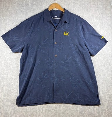 Tommy Bahama Men s Berkeley University Of California Shirt Coconut Palm Print XL