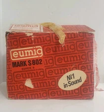 Eumig Mark S 802 Super Single8 High Quality Sound Film Projector IN BOX Works