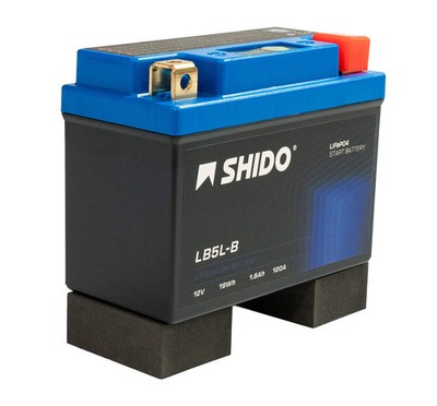 Lithium Ionen LiFePo4 Batterie YB5L-B 12V für Suzuki RG 250 W Gamma, 1983-1984
