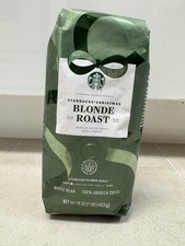 Starbucks Christmas Blonde Roast Whole Bean 1lb Bag Sealed 2025 BB APR 2026