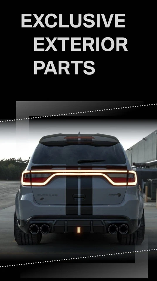 道奇 Durango 后屋顶锅炉翼顶锅炉 道奇 Durango SUV 道奇 Durango — 第 3/4 张图片