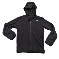 The North Face Fleece Hoodie Youth XL 18/20 Black Full Zip Gorpcore Jacket