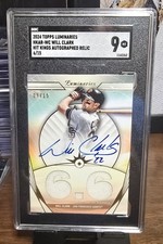 2024 Topps Luminaries Will Clark Hit Kings Auto Relic /15 SGC 9