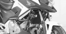 Protezione motore Honda NC700X / NC750X / DCT - Nero DI HEPCO & BECKER (2012-2020)