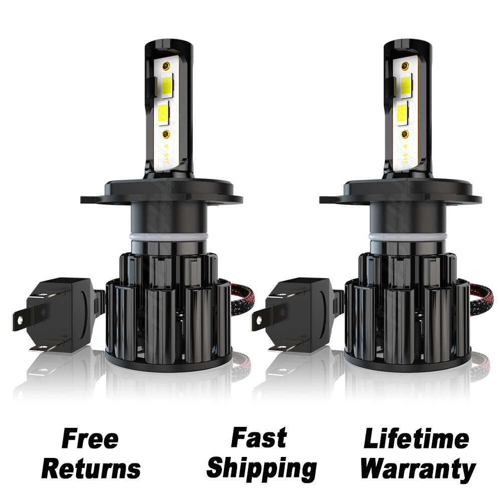 2x 6000k LED Headlight Bulbs for Yamaha Zuma 125 2009-2015 / 50