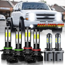 6x Combo Led Headlight High Low Fog Light Bulbs For Chevy Tahoe 2001-2005 2006