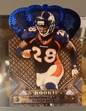 2011 Panini Crown Royale Blue #176 Quinton Carter #009/100 RC