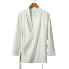 Men's Casual Chinese style Jacket Cotton Linen Tops Cardigan Kimono Hanfu New L