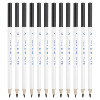 Black Colored Pencils Set,12 Pcs Oil Color Drawing Painting Pencil
