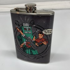 Top Shelf Flasks 8 oz Stainless Steel Flask R...
