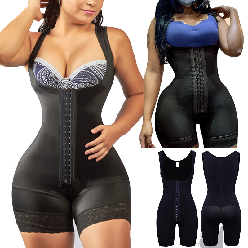 Fajas Colombianas Postparto Post Surgical Compression Garment Full Body  Shaper