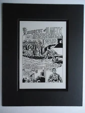 1955 STRANGE ADVENTURES # 62 Pg 1 SID GREENE & JOE GIELLA PRODUCTION ART ACETATE