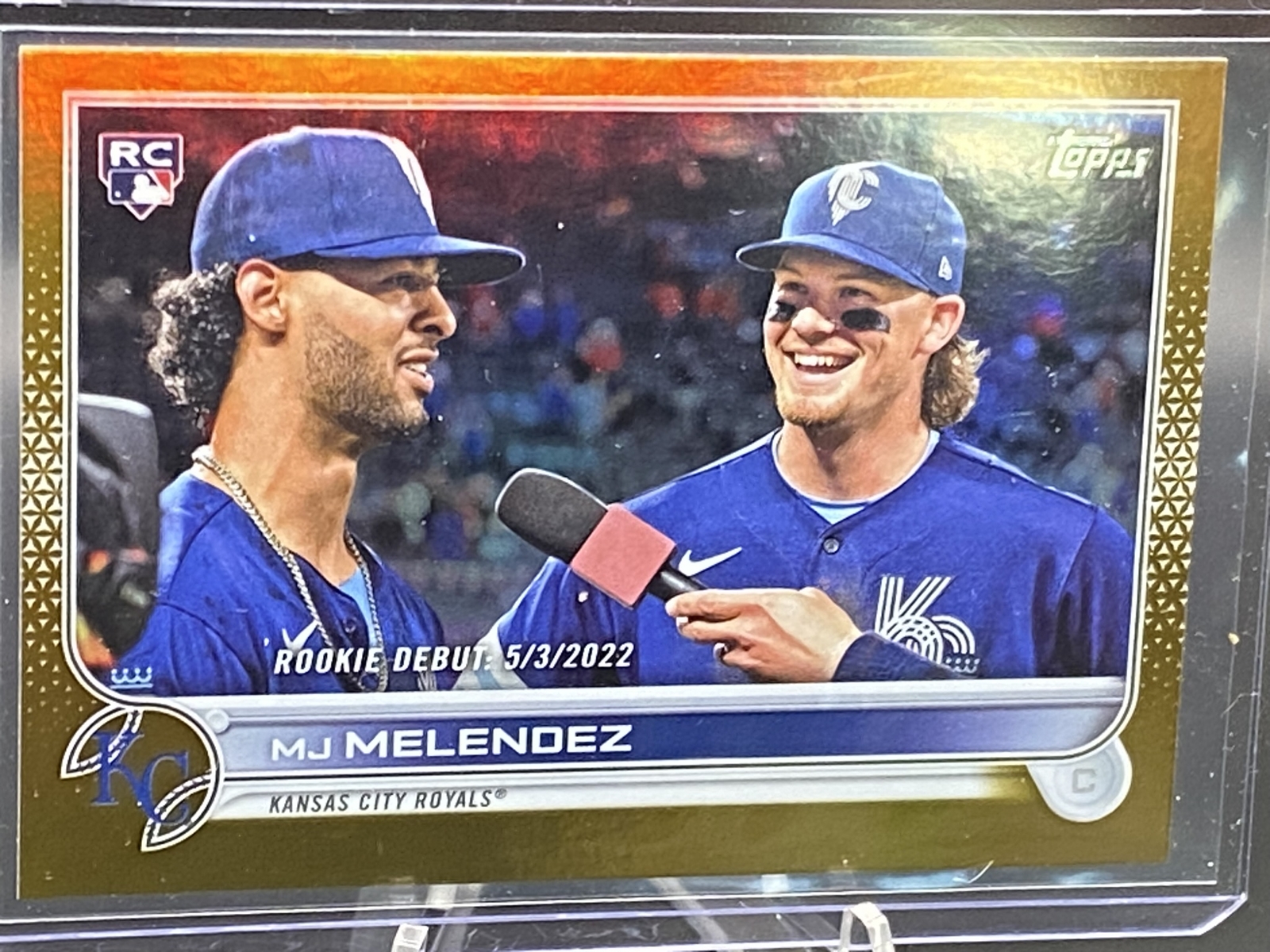 2022 Topps Update #US73 MJ Melendez Gold Foil