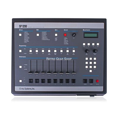 E-Mu Systems SP-1200 Reissue Sampler Drum Machine Vintage Rare Emu Sp1200