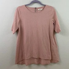 Madewell Back-Zip Swing Tee- Sz S