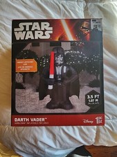 2015 Brand New Gemmy Star Wars Darth Vader Holiday Inflatable. 3.5 Ft. Christmas