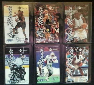 1996 Scoreboard Assets SPRINT Unused Phone Calling Card Stars You Pick the Card