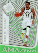 GIANNIS ANTETOKOUNMPO 2020-21 Panini Illusions Amazing Emerald #19
