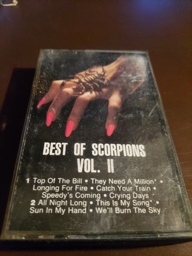 Best of The Scorpions ol 2 Cassette Tape