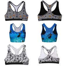 Cat Designs Womens Ladies Sports Bra Bralette Underwear Fun Gift Sportswear
