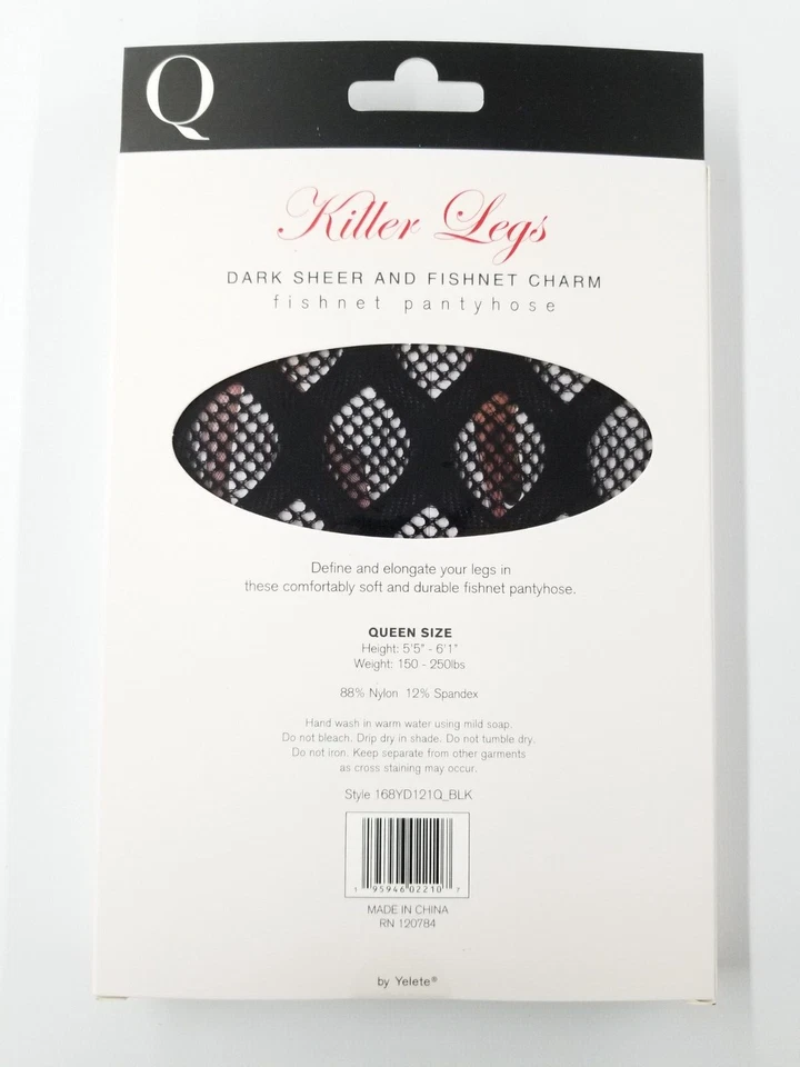 Yelete 杀手腿 渔网 连裤袜 长袜 深色 透明 鱼网 CHM Queen — 第 4/4 张图片