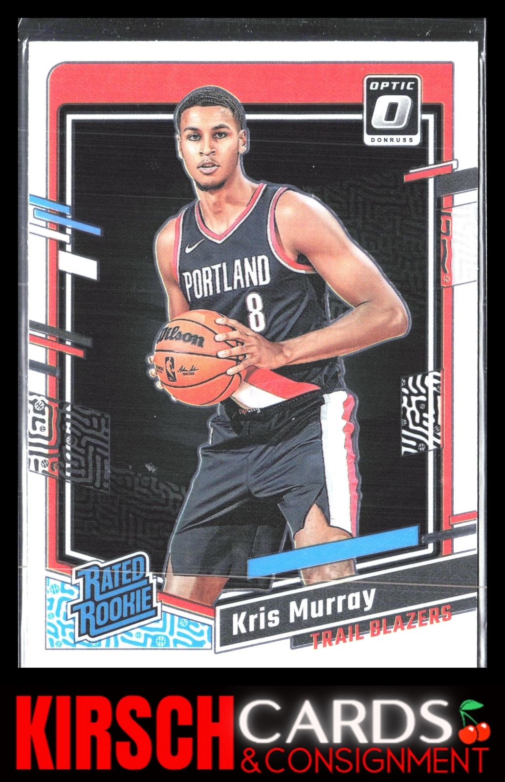 Kris Murray 2023-24 Donruss Optic #213 Portland Trail Blazers