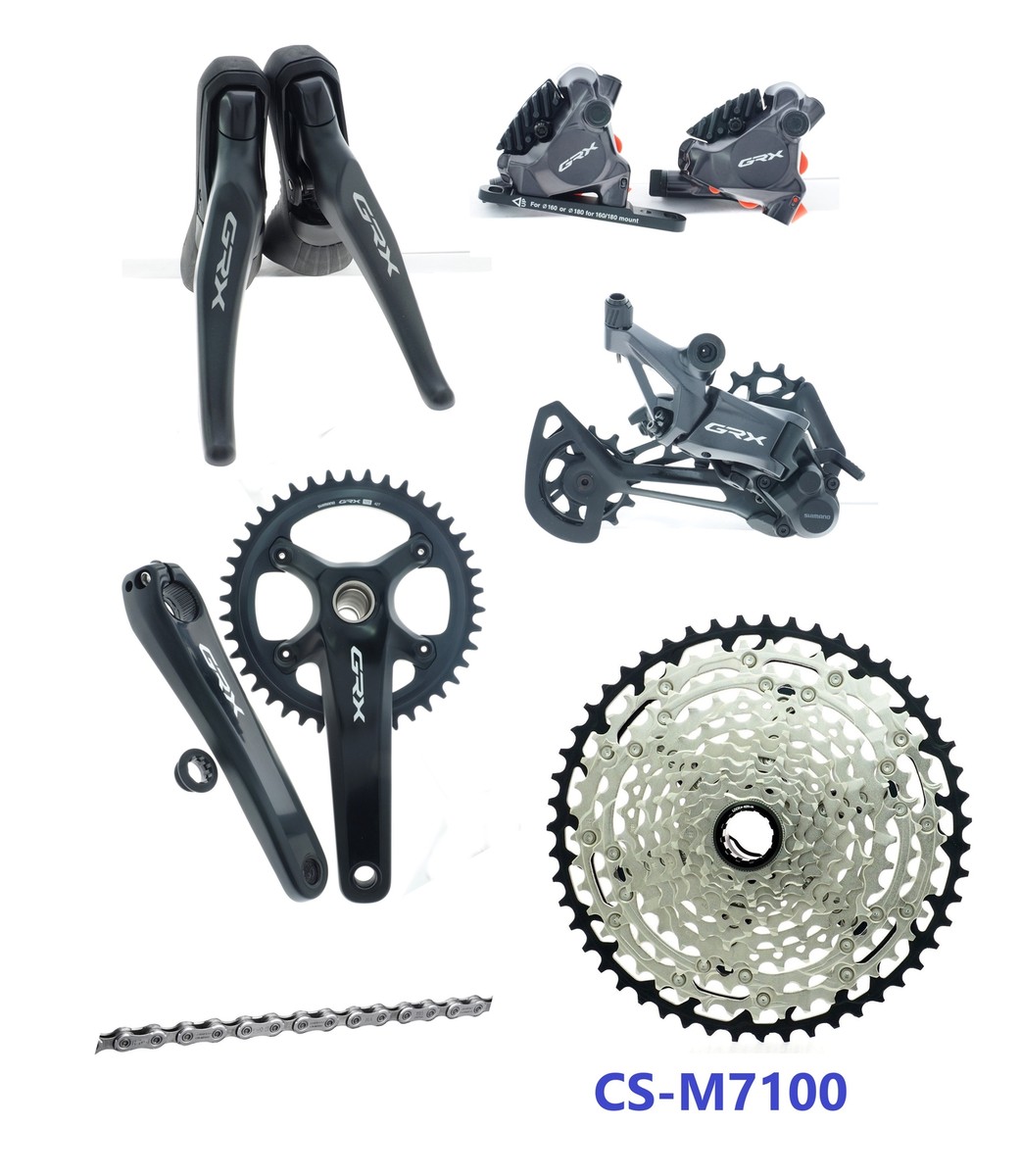 シマノ GRX RD-RX820 Shimano GRX RX820 12 Spd Double Crankset – Cambria Bike