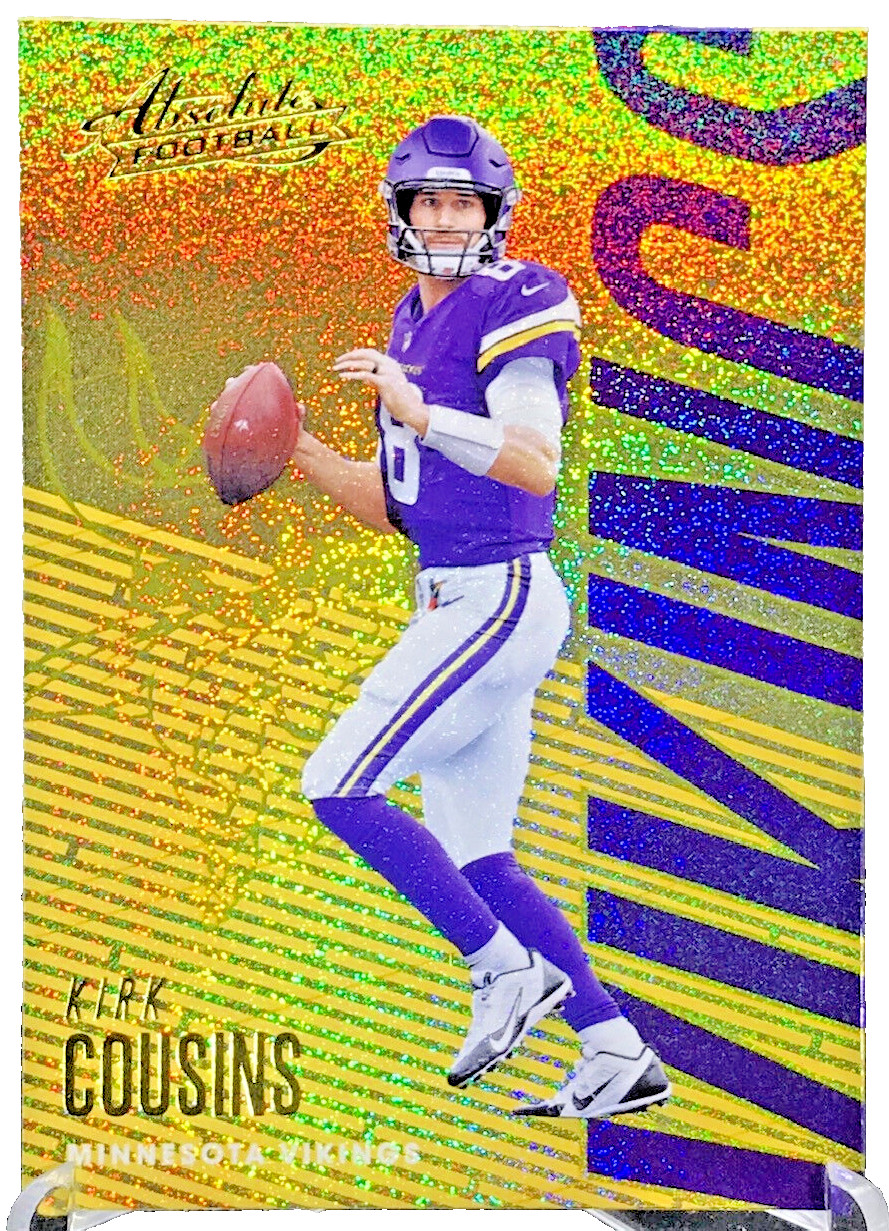 2018 Panini Absolute Kirk Cousins Spectrum Gold Parallel #61 Vikings O29