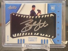 2021 Absolute Baseball Material Signatures /99 Braxton Garrett Rookie Auto RC