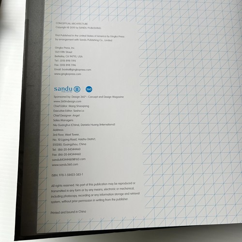 Conceptual Architecture by Gingko Press 2010 Hardcover Book - Picture 6 of 17
