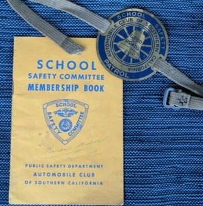 Southern California School Safety Patrol a Type 1 Crossing Guard Arm Badge Pin Ebay