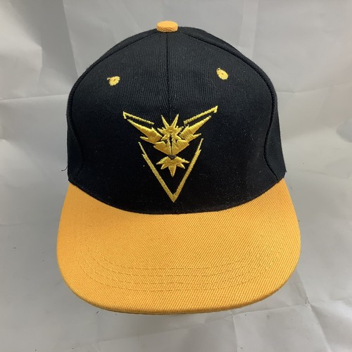 Cappello nero e giallo nuovo/ricamato nuovo senza etichette berretto regolabile - Foto 2 di 5
