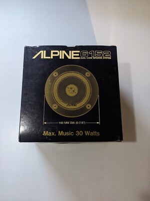 Alpine 6152 NIB high class series speaker NIB 5,25 13CM Car Hifi old school