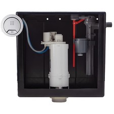 Image of Wirquin Pneu-Compact Concealed Cistern Dual Flush with Kara Button CPL63CP