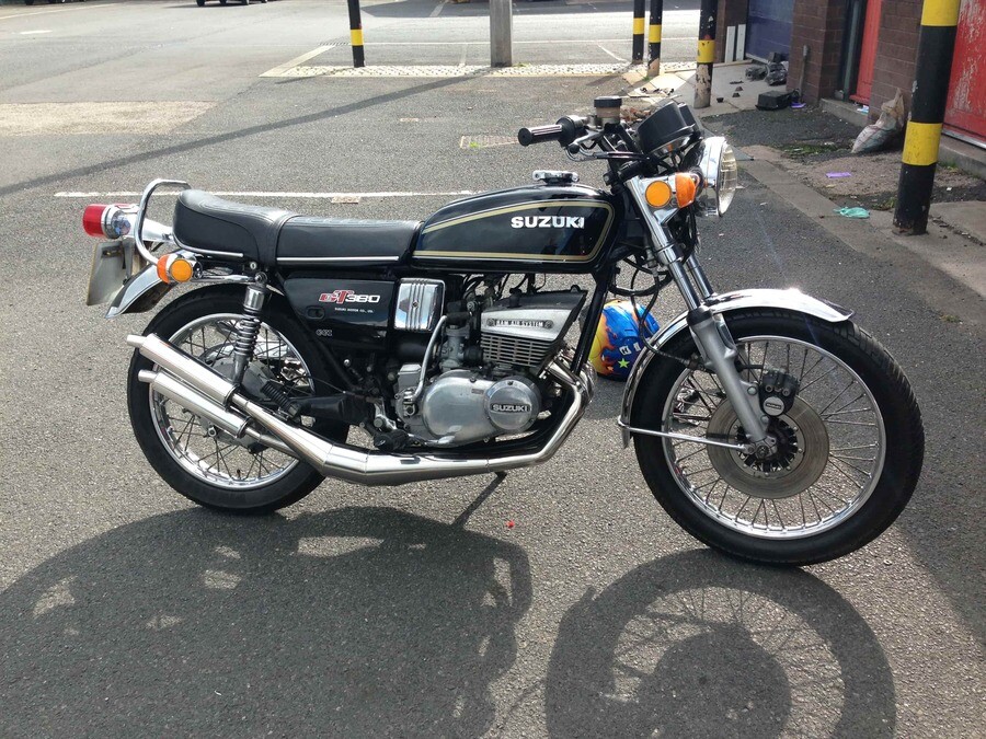 HIGGSPEED S/STEEL EXPANSION CHAMBER EXHAUST FOR SUZUKI GT380 NEW! eBay