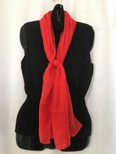 Remington Lightweight Woven Scarf Rectangle 58" X 18 "Fuchsia Vacation Travel B5